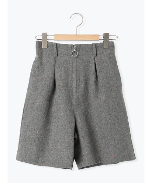 ehka sopo（エヘカソポ）の「フロントジップショートパンツ（その他パンツ・レディース・ブラック/ブラウン/グレー・F）」の8枚目の写真