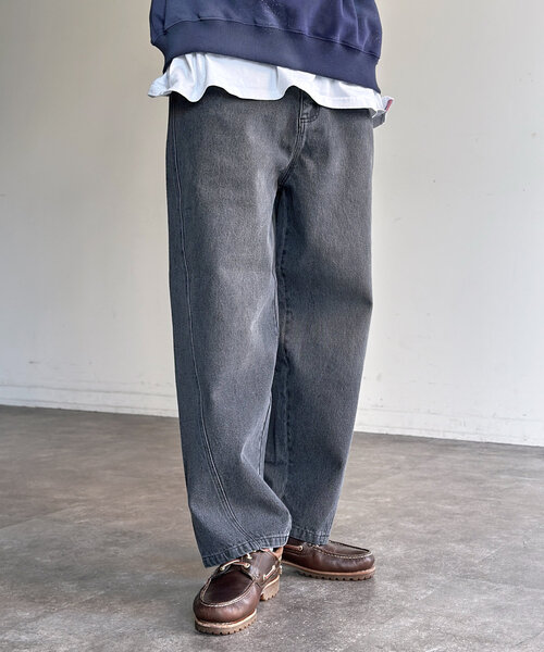 CPCM（シーピーシーエム）の「ツイストデニムパンツ（デニムパンツ・メンズ・ブラック/ネイビー/インディゴブルー・MEDIUM/LARGE）」の17枚目の写真
