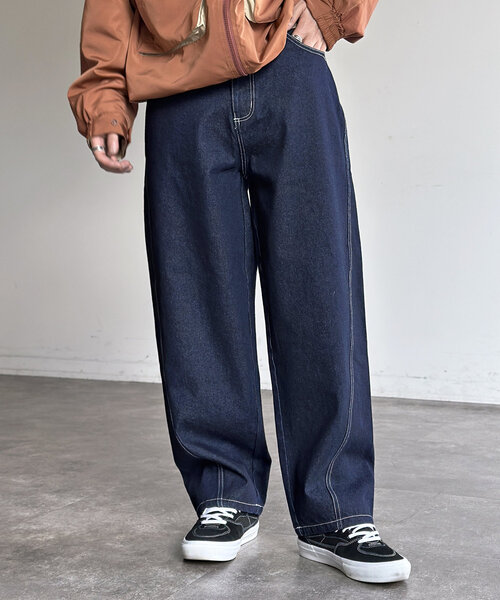 CPCM（シーピーシーエム）の「ツイストデニムパンツ（デニムパンツ・メンズ・ブラック/ネイビー/インディゴブルー・MEDIUM/LARGE）」の21枚目の写真