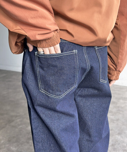 CPCM（シーピーシーエム）の「ツイストデニムパンツ（デニムパンツ・メンズ・ブラック/ネイビー/インディゴブルー・MEDIUM/LARGE）」の5枚目の写真