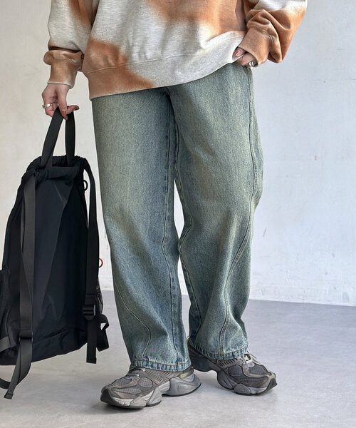 CPCM（シーピーシーエム）の「ツイストデニムパンツ（デニムパンツ・メンズ・ブラック/ネイビー/インディゴブルー・MEDIUM/LARGE）」の12枚目の写真