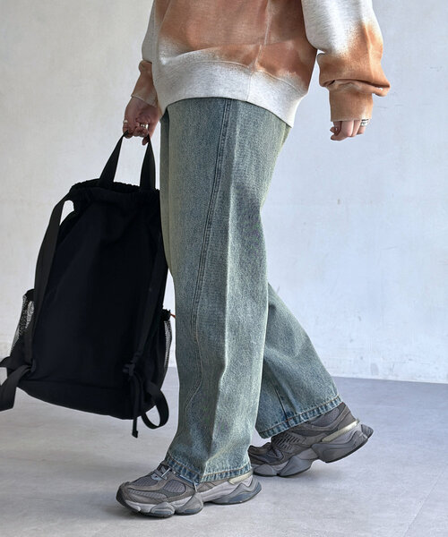 CPCM（シーピーシーエム）の「ツイストデニムパンツ（デニムパンツ・メンズ・ブラック/ネイビー/インディゴブルー・MEDIUM/LARGE）」の13枚目の写真