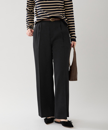 IENA | マットサテンタックストレートスラックス(スラックス)