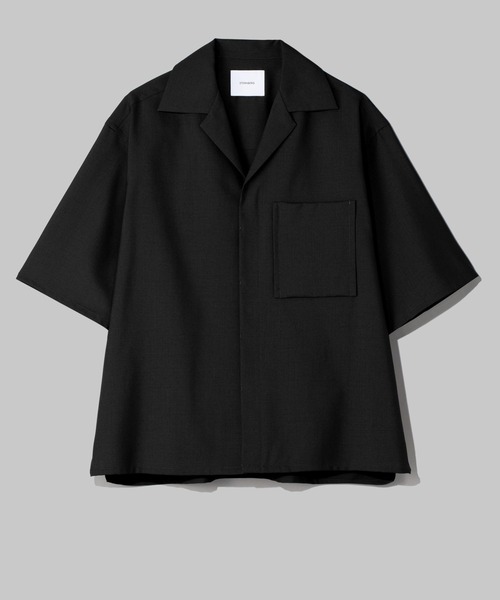 STERNBERG（スタンバーグ）の「ウールトロオープンカラーシャツ