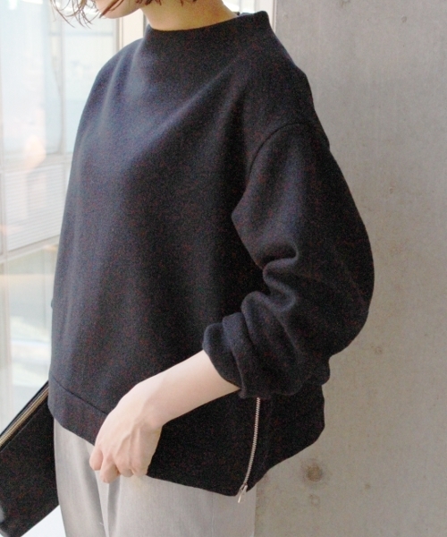 JOURNAL STANDARD(ジャーナルスタンダード)の「ナッピングメルトンプルオーバー#(シャツ/ブラウス・レディース・ネイビー/ホワイト/モスグリーン・FREE)」の18枚目の写真