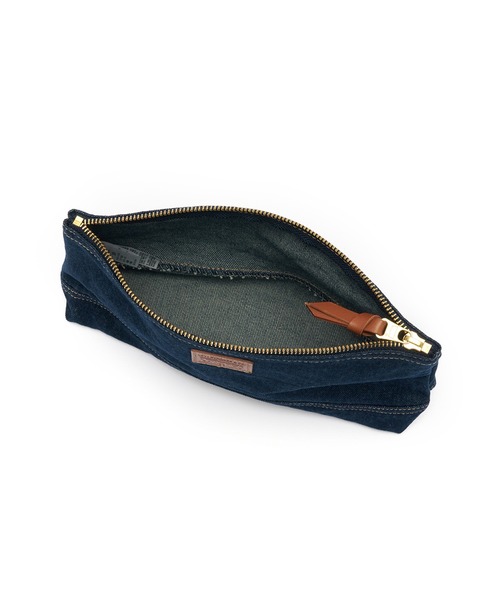 Levi's（リーバイス）の「Levi's/リーバイス  デニム ポーチ（ポーチ・メンズ・ダークインディゴブルー・OS）」の3枚目の写真