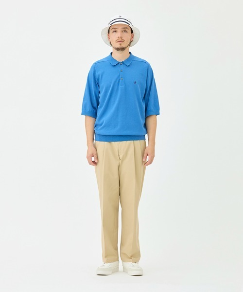 penguin BY MUNSINGWEAR(ペンギン バイ マンシングウェア)の「Saddle Shoulder POLO sweater(ニット/セーター・メンズ・ネイビー/ブラック/ブルー・L/XL/M)」の16枚目の写真