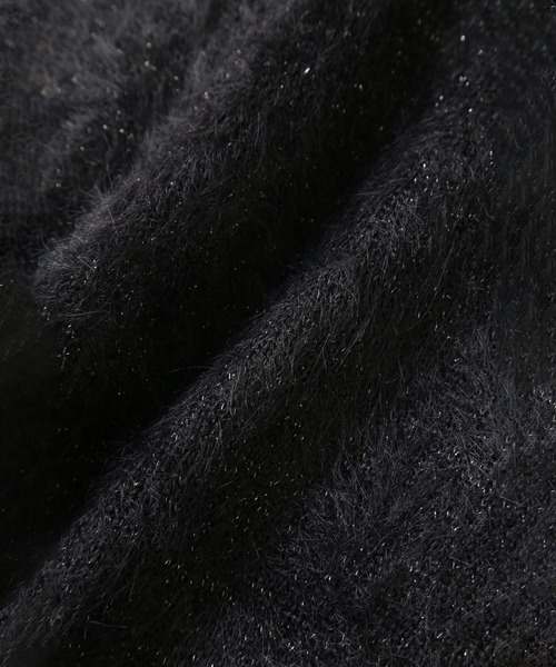 ROSE BUD(ローズバッド)の「(mici)ニットバイカーパンツ(その他パンツ・レディース・ブラック/グレー・ONE SIZE)」の6枚目の写真