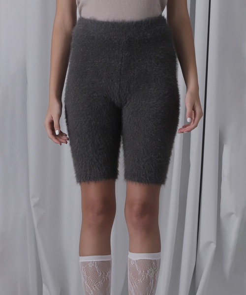 ROSE BUD(ローズバッド)の「(mici)ニットバイカーパンツ(その他パンツ・レディース・ブラック/グレー・ONE SIZE)」の10枚目の写真