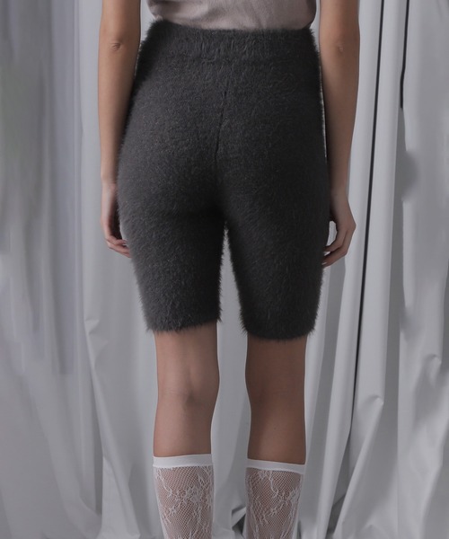 ROSE BUD(ローズバッド)の「(mici)ニットバイカーパンツ(その他パンツ・レディース・ブラック/グレー・ONE SIZE)」の12枚目の写真