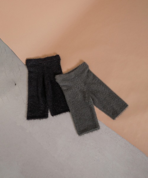 ROSE BUD(ローズバッド)の「(mici)ニットバイカーパンツ(その他パンツ・レディース・ブラック/グレー・ONE SIZE)」の16枚目の写真