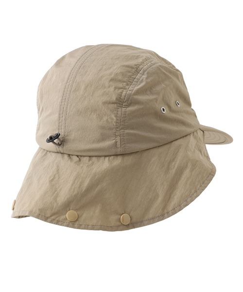 SUBLIME（サブライム）の「(SUBLIME)SUNSADE SAFARI JET CAP（キャップ・レディース・ブラック/カーキ・ONE SIZE）」の8枚目の写真