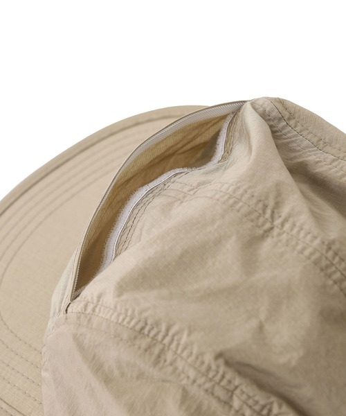 SUBLIME（サブライム）の「(SUBLIME)SUNSADE SAFARI JET CAP（キャップ・レディース・ブラック/カーキ・ONE SIZE）」の10枚目の写真