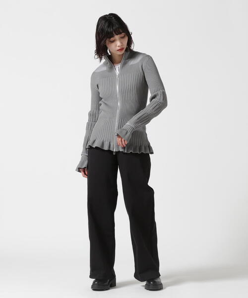 surt（サート）の「SURT（サート） WIDEBLACK  DENIM（デニムパンツ・レディース・ブラック・S/M/XS）」の5枚目の写真