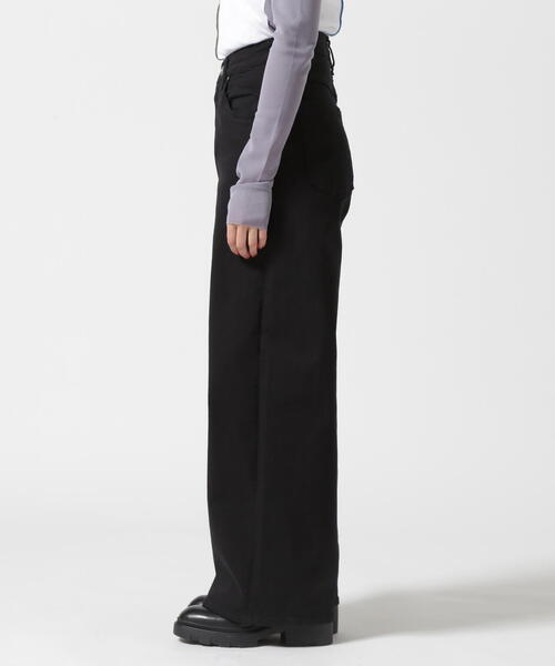 surt（サート）の「SURT（サート） WIDEBLACK  DENIM（デニムパンツ・レディース・ブラック・S/M/XS）」の6枚目の写真