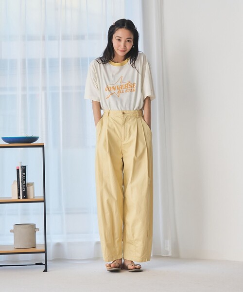 CONVERSE(コンバース)の「CONVERSE(コンバース)別注アソート ロゴ プリント Tシャツ(Tシャツ/カットソー・レディース・その他1/その他2/コバルトブルー/オフホワイト/レッド/ダークグレー・M/L)」の13枚目の写真