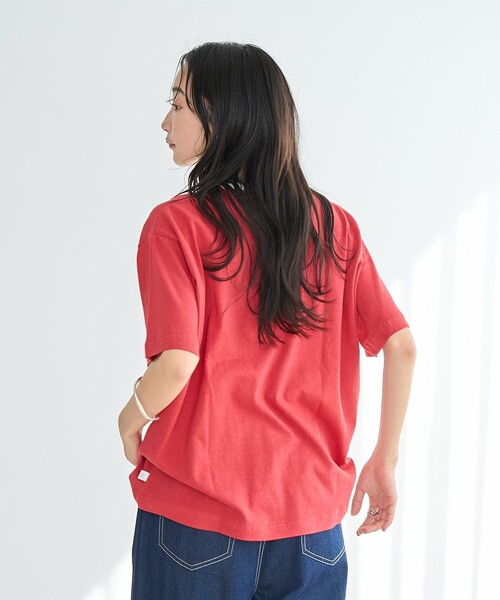 CONVERSE(コンバース)の「CONVERSE(コンバース)別注アソート ロゴ プリント Tシャツ(Tシャツ/カットソー・レディース・その他1/その他2/コバルトブルー/オフホワイト/レッド/ダークグレー・M/L)」の7枚目の写真