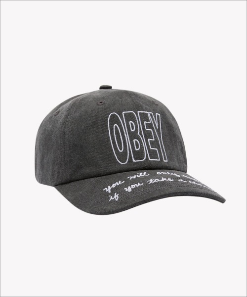 OBEY（オベイ）の「OBEY PIGMENT CHANCE6 PANEL / オベイ（キャップ・メンズ・ブラック/カーキ・O/S）」の7枚目の写真