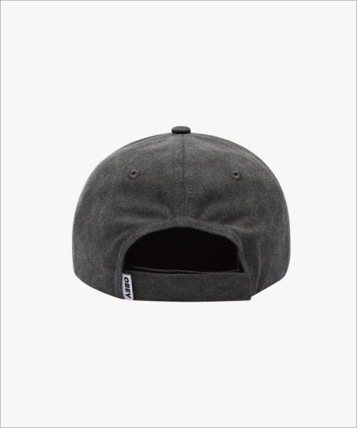 OBEY（オベイ）の「OBEY PIGMENT CHANCE6 PANEL / オベイ（キャップ・メンズ・ブラック/カーキ・O/S）」の6枚目の写真