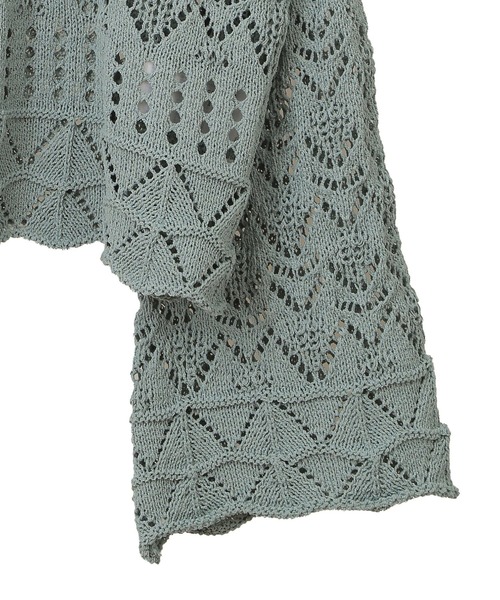 earth music&ecology(アースミュージックアンドエコロジー)の「スカシニットプルオーバー(ニット/セーター・レディース・ブラック/アイボリー/ミント・FREE)」の22枚目の写真