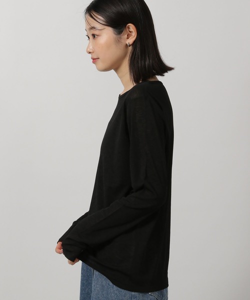 スラブシアー長袖T / 289653（Tシャツ/カットソー）｜LAKOLE