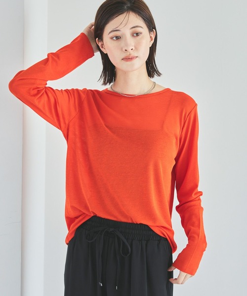 Coursページ LAKOLE tシャツ スラブシアー長袖T / 289653 レディース