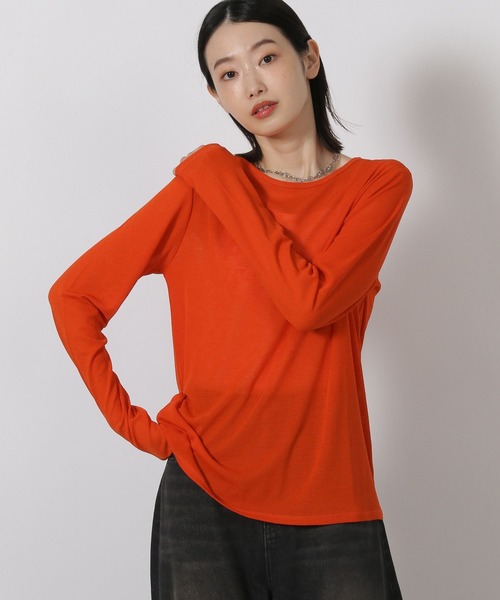 スラブシアー長袖T / 289653（Tシャツ/カットソー）｜LAKOLE（ラコレ