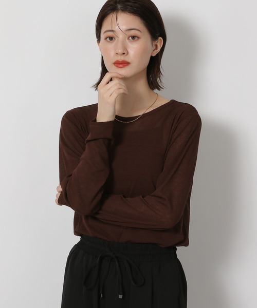 セール】スラブシアー長袖T / 289653（Tシャツ/カットソー）｜LAKOLE
