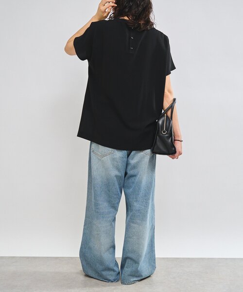 新色登場】【MONN.:. （モン）】ワイドレッグデニム（デニム