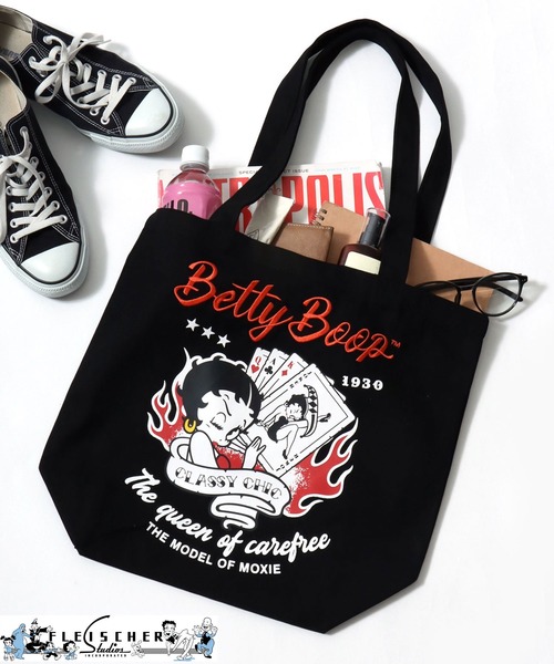 80s ベティ・ブープ（Betty Boop) ボストンバッグ 大型トート