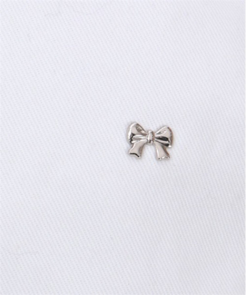 axes femme POETIQUE（アクシーズファムポエティック）の「リボンパーツデニムベレー帽（ハンチング/ベレー帽・レディース・インディゴブルー/キナリ/ブラック・FREE）」の11枚目の写真