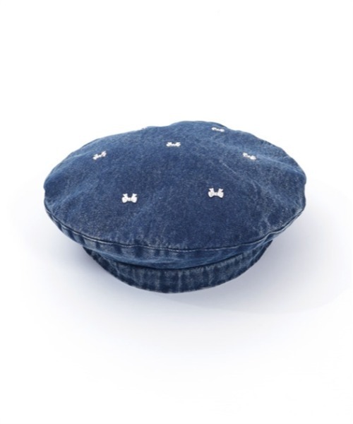 axes femme POETIQUE（アクシーズファムポエティック）の「リボンパーツデニムベレー帽（ハンチング/ベレー帽・レディース・インディゴブルー/キナリ/ブラック・FREE）」の13枚目の写真