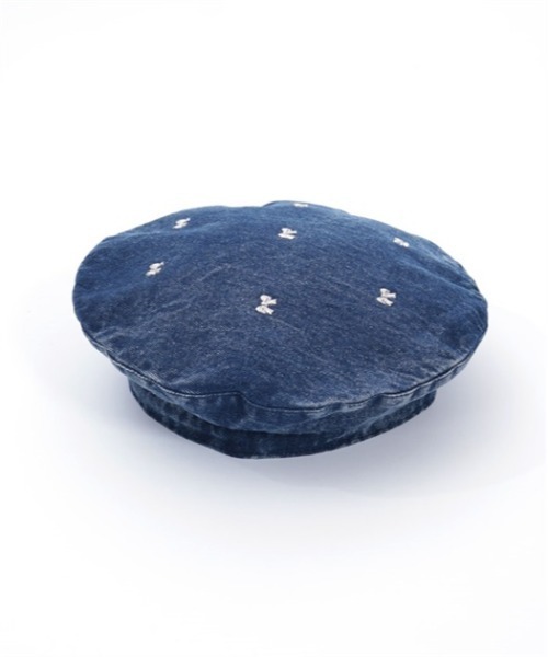 axes femme POETIQUE（アクシーズファムポエティック）の「リボンパーツデニムベレー帽（ハンチング/ベレー帽・レディース・インディゴブルー/キナリ/ブラック・FREE）」の14枚目の写真
