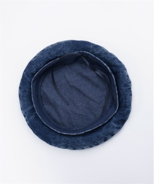 axes femme POETIQUE（アクシーズファムポエティック）の「リボンパーツデニムベレー帽（ハンチング/ベレー帽・レディース・インディゴブルー/キナリ/ブラック・FREE）」の19枚目の写真