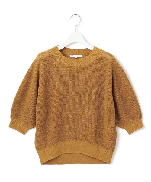 23区(ニジュウサンク)の「【洗える】ピュアリネン パフスリーブ ニット(ニット/セーター・レディース・オレンジ系/ダークブラウン系/イエロー系/ベージュ系・38)」の14枚目の写真