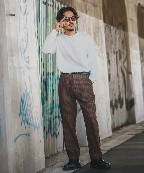 SIDEWAY STANCE(サイドウェイスタンス)の「【SIDEWAY STANCE】ワッフル クルー ネック 長袖Tシャツ(Tシャツ/カットソー・メンズ・杢グレー/ブラック/ホワイト・X-LARGE/LARGE/SMALL/MEDIUM)」の11枚目の写真