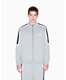 ARMANI EXCHANGE | 【A|X アルマーニ エクスチェンジ】カラーブロック スタンドカラージップアップスウェットシャツ(スウェット)