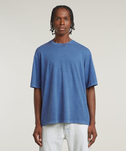 送料込★G-Star★Overdyed Center Chest Boxy 半袖Tシャツ セール】OVERDYED CENTER CHEST BOXY T-SHIRT/オーバーダイ