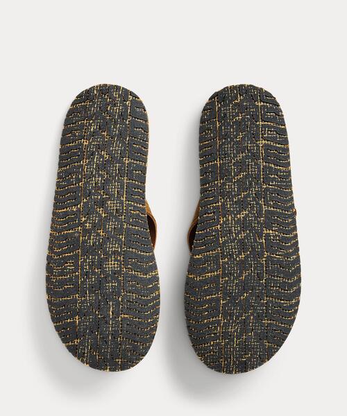 RRL（ダブル アール エル）の「ラフアウト スエード フリップフロップ