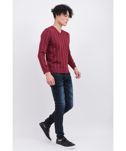 TORNADO MART（トルネードマート）の「ｳﾞｪｱﾘｱｽｺｰﾃｨﾝｸﾞｽｷﾆｰﾃﾞﾆﾑ（デニムパンツ・メンズ・ネイビー/ブラック・XXL/LL/S/M/L）」の4枚目の写真