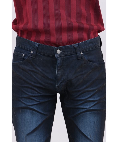 TORNADO MART（トルネードマート）の「ｳﾞｪｱﾘｱｽｺｰﾃｨﾝｸﾞｽｷﾆｰﾃﾞﾆﾑ（デニムパンツ・メンズ・ネイビー/ブラック・XXL/LL/S/M/L）」の7枚目の写真