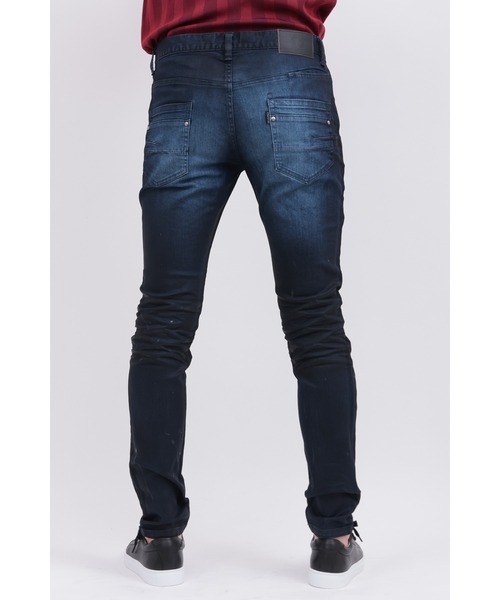 TORNADO MART（トルネードマート）の「ｳﾞｪｱﾘｱｽｺｰﾃｨﾝｸﾞｽｷﾆｰﾃﾞﾆﾑ（デニムパンツ・メンズ・ネイビー/ブラック・XXL/LL/S/M/L）」の6枚目の写真