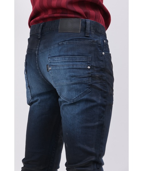 TORNADO MART（トルネードマート）の「ｳﾞｪｱﾘｱｽｺｰﾃｨﾝｸﾞｽｷﾆｰﾃﾞﾆﾑ（デニムパンツ・メンズ・ネイビー/ブラック・XXL/LL/S/M/L）」の8枚目の写真