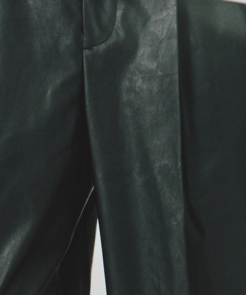 セール】ライトレザー 2タックイージーパンツ（その他パンツ）｜UNITED