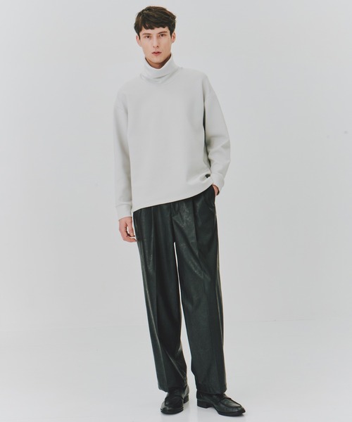 セール】ライトレザー 2タックイージーパンツ（その他パンツ）｜UNITED