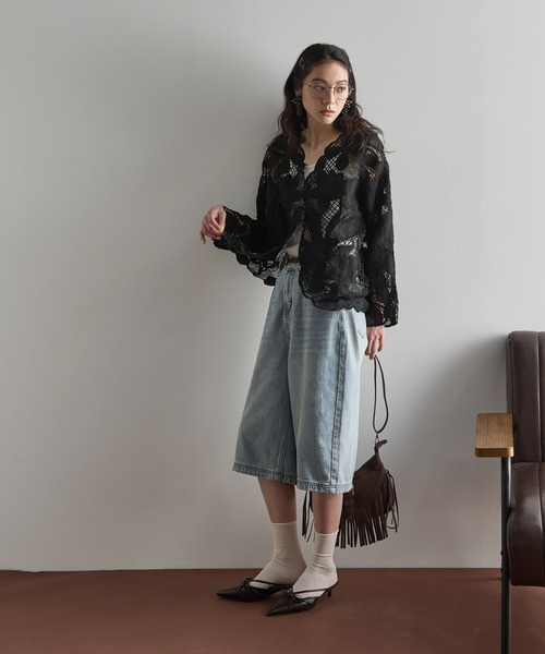 THE YOn（ザヨン）の「フェイクスエードウエスタンバックルフリンジショルダーバッグ（ショルダーバッグ・レディース・ブラウン/ベージュ/ブラック・FREE）」の22枚目の写真