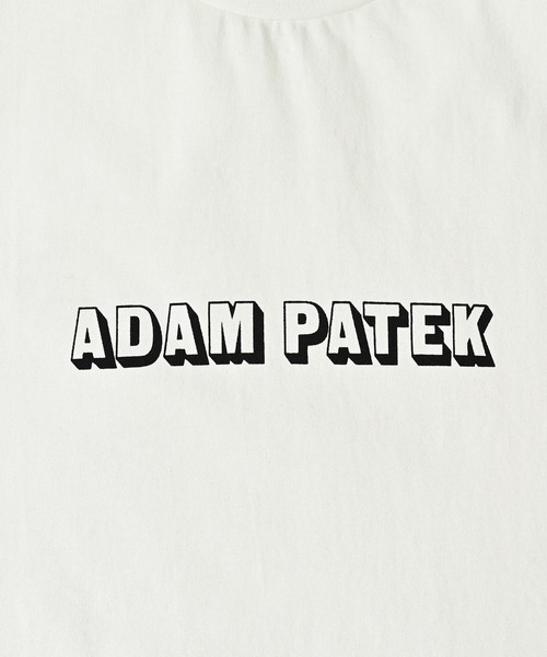 ADAM PATEK(アダムパテック)の「【ADAMPATEK/アダムパテック】shadow logo short sleeve T/シャドウロゴプリントTシャツ(Tシャツ/カットソー・レディース・ブラック/オレンジ/ホワイト・2/1)」の7枚目の写真
