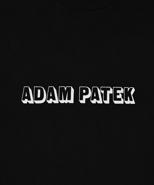 ADAM PATEK(アダムパテック)の「【ADAMPATEK/アダムパテック】shadow logo short sleeve T/シャドウロゴプリントTシャツ(Tシャツ/カットソー・レディース・ブラック/オレンジ/ホワイト・2/1)」の10枚目の写真