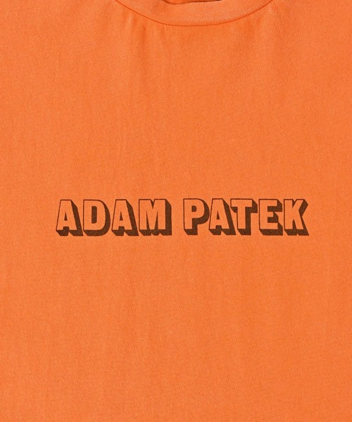 ADAM PATEK(アダムパテック)の「【ADAMPATEK/アダムパテック】shadow logo short sleeve T/シャドウロゴプリントTシャツ(Tシャツ/カットソー・レディース・ブラック/オレンジ/ホワイト・2/1)」の13枚目の写真