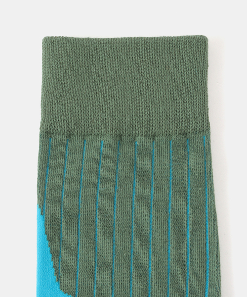 P.A.M.（パム）の「【P.A.M/パム】 SPIKE DRESS SOCK 10248- GRBL（ソックス/靴下・レディース・グリーン・FREE）」の4枚目の写真